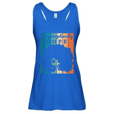 Unapologetically Dope Black History Month African American Gift Ladies Essential Flowy Tank