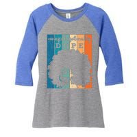 Unapologetically Dope Black History Month African American Gift Women's Tri-Blend 3/4-Sleeve Raglan Shirt