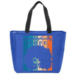 Unapologetically Dope Black History Month African American Gift Zip Tote Bag