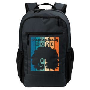 Unapologetically Dope Black History Month African American Gift Daily Commute Backpack