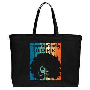 Unapologetically Dope Black History Month African American Gift Cotton Canvas Jumbo Tote