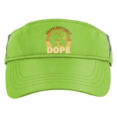 Unapologetically Dope Black History Month African American Gift Adult Drive Performance Visor