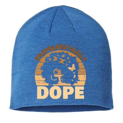 Unapologetically Dope Black History Month African American Gift Sustainable Beanie