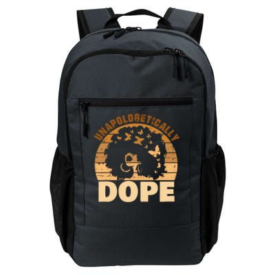 Unapologetically Dope Black History Month African American Gift Daily Commute Backpack