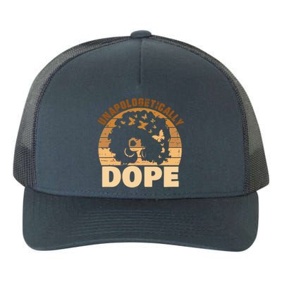 Unapologetically Dope Black History Month African American Gift Yupoong Adult 5-Panel Trucker Hat