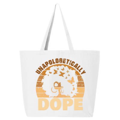 Unapologetically Dope Black History Month African American Gift 25L Jumbo Tote