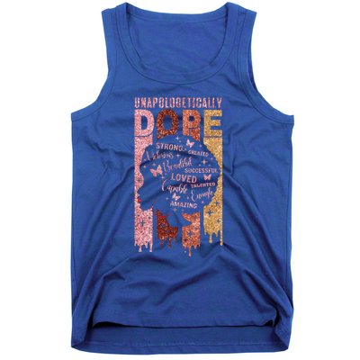 Unapologetically Dope Black History Month African American Great Gift Tank Top