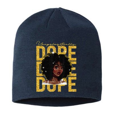 Unapologetically Dope Black History Month African American Sustainable Beanie