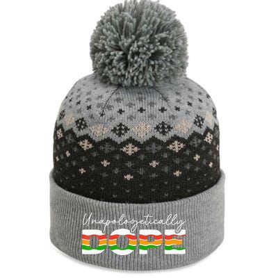 Unapologetically Dope Black History Month Black Pride The Baniff Cuffed Pom Beanie