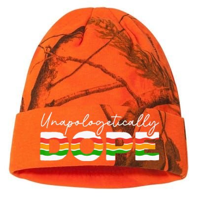 Unapologetically Dope Black History Month Black Pride Kati Licensed 12" Camo Beanie