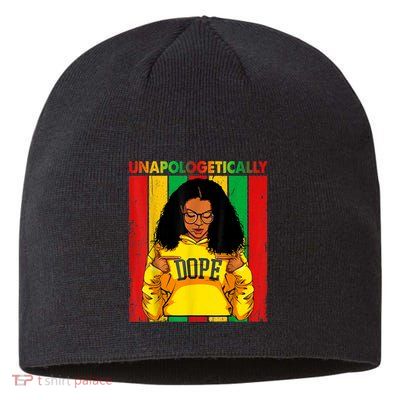 Unapologetically Dope Black Pride Melanin African American Sustainable Beanie