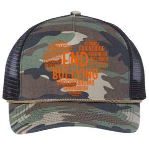 Unity Day Bullying Prevention Choose Kindness Retro Rope Trucker Hat Cap