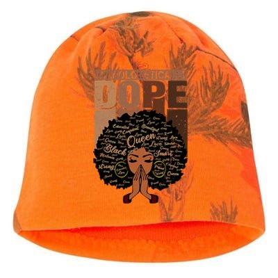 Unapologetically Dope Black Afro Black History Febuary Gift Kati - Camo Knit Beanie