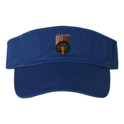 Unapologetically Dope Black Afro Black History Febuary Gift Valucap Bio-Washed Visor