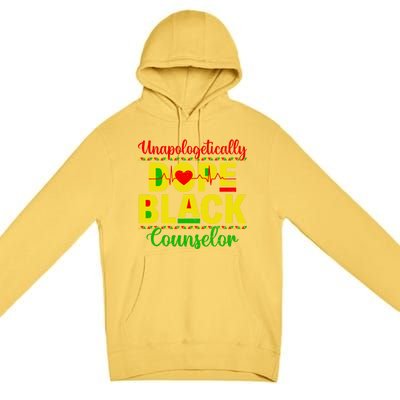 Unapologetically Dope Black Counselor African Juneteenth Gift Premium Pullover Hoodie