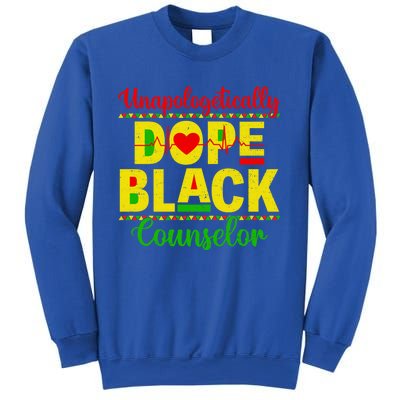 Unapologetically Dope Black Counselor African Juneteenth Gift Sweatshirt