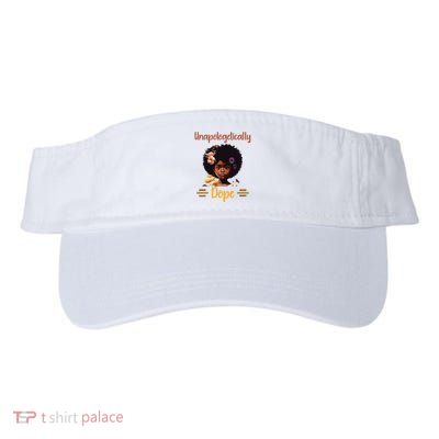 Unapologetically Dope Black Afro Girl Black History Month Visor