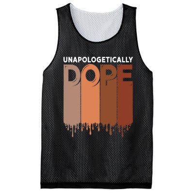 Unapologetically Dope Black Pride Melanin African American Mesh Reversible Basketball Jersey Tank