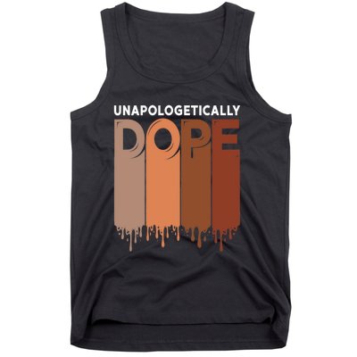 Unapologetically Dope Black Pride Melanin African American Tank Top