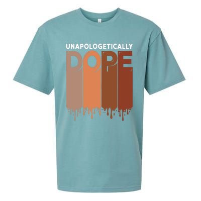 Unapologetically Dope Black Pride Melanin African American Sueded Cloud Jersey T-Shirt