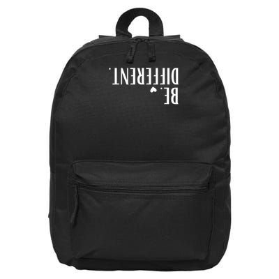 Upside Down Be Different Women 16 in Basic Backpack