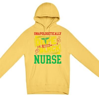 Unapologetically Dope Black Nurse for an African American Premium Pullover Hoodie