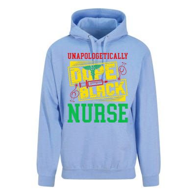 Unapologetically Dope Black Nurse for an African American Unisex Surf Hoodie