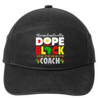 Unapologetically Dope Black Coach African Juneteenth 7-Panel Snapback Hat