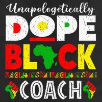 Unapologetically Dope Black Coach African Juneteenth Adult Drive Performance Visor