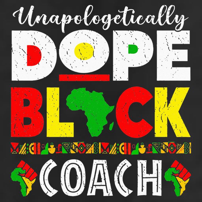 Unapologetically Dope Black Coach African Juneteenth Adult Drive Performance Visor