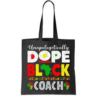 Unapologetically Dope Black Coach African Juneteenth Bag
