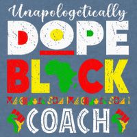 Unapologetically Dope Black Coach African Juneteenth Garment-Dyed Sweatshirt