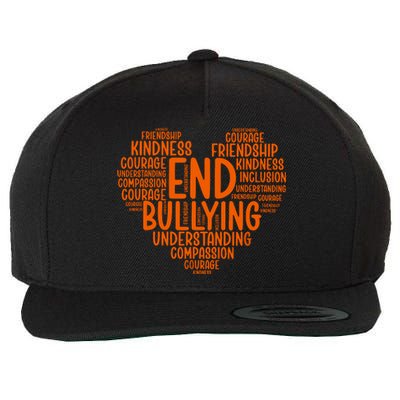 Unity Day Bullying Prevention Choose Kindness Wool Snapback Cap