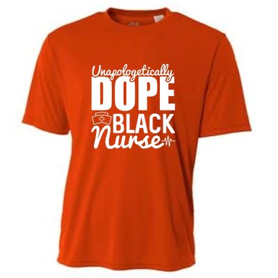 Unapologetically Dope Black Nurse Black History Month African American Cooling Performance Crew T-Shirt