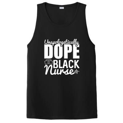 Unapologetically Dope Black Nurse Black History Month African American PosiCharge Competitor Tank