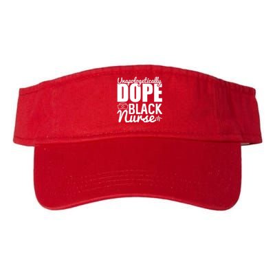 Unapologetically Dope Black Nurse Black History Month African American Valucap Bio-Washed Visor