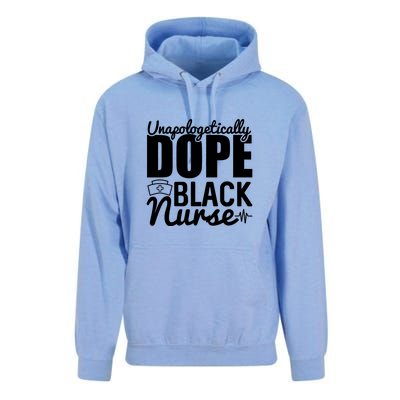 Unapologetically Dope Black Nurse Black History Month African American Unisex Surf Hoodie