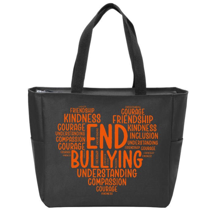 Unity Day Bullying Prevention Choose Kindness Gift Zip Tote Bag