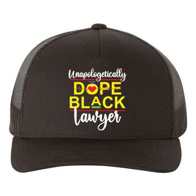 Unapologetic Dope Black Lawyer African American Melanin Yupoong Adult 5-Panel Trucker Hat