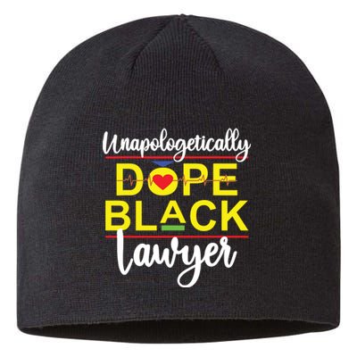 Unapologetic Dope Black Lawyer African American Melanin Sustainable Beanie