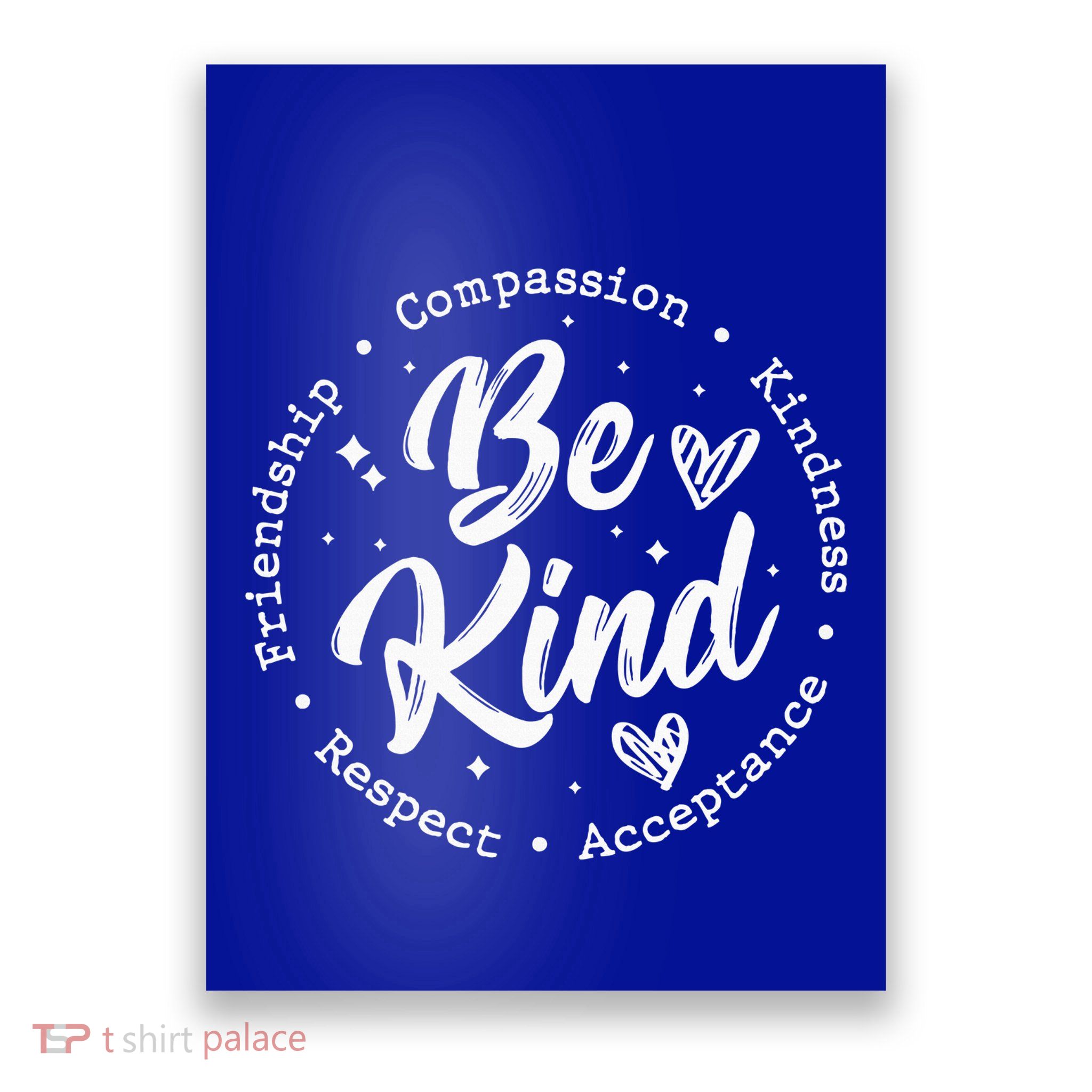 Unity Day Be Kind Orange Kindness Anti Bullying Poster