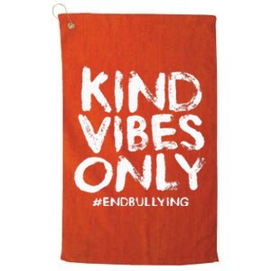 Unity Day Courage Anti Bullying Love Kindness Orange Platinum Collection Golf Towel