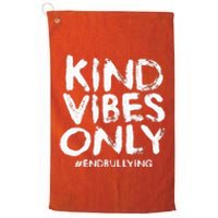 Unity Day Courage Anti Bullying Love Kindness Orange Platinum Collection Golf Towel