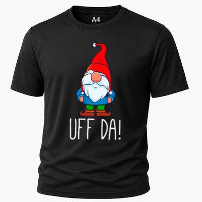 Uff Da Christmas Swedish Tomte Garden Gnome Xmas God Jul Performance Shirt