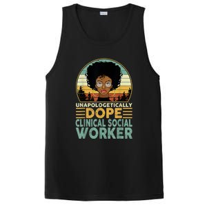 Unapologetically Dope Clinical Socials Worker Black Nurse. PosiCharge Competitor Tank