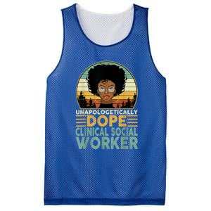 Unapologetically Dope Clinical Socials Worker Black Nurse. Mesh Reversible Basketball Jersey Tank