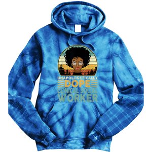 Unapologetically Dope Clinical Socials Worker Black Nurse. Tie Dye Hoodie