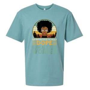 Unapologetically Dope Clinical Socials Worker Black Nurse. Sueded Cloud Jersey T-Shirt