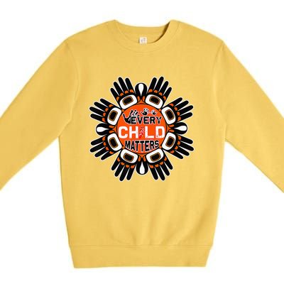 Unity Day Daisy We Wear Orange For Unity Day Premium Crewneck Sweatshirt