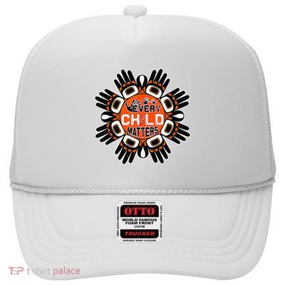 Unity Day Daisy We Wear Orange For Unity Day High Crown Mesh Back Trucker Hat